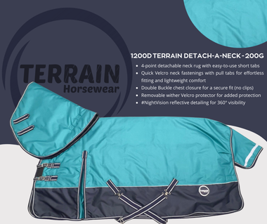 PRE ORDER TERRAIN 1200D Detach-a-Neck - 200g