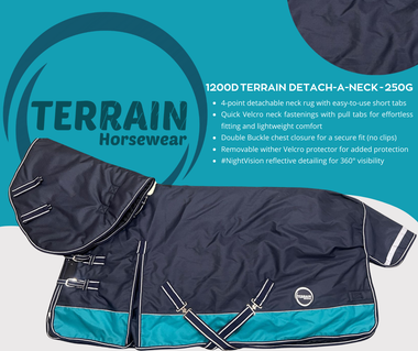 PRE ORDER TERRAIN 1200D Detach-a-Neck - 250g/300g